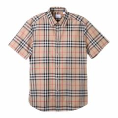 [] o[o[ BURBERRY Vc Y SHORTSLEEVE CHECK COTTONPOPLIN SHIRT