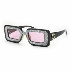 [] Ob` GUCCI TOX fB[X RECTANGULAR-FRAME WITH CRYSTALS SUNGLASSES