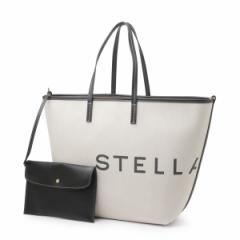 [] Xe}bJ[gj[ STELLA McCARTNEY g[gobO fB[X LOGO CANVAS BEACH TOTE BAG