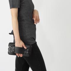 �G���G�� 6 ���]���}���W�F�� MM6 Maison Margiela �V�����_�[�o�b�O �N���b�`�o�b�O ���f�B�[�X BRACELET BAG SMALL