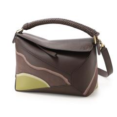 ���G�x LOEWE �n���h�o�b�O 3WAY �V�����_�[�o�b�O ���f�B�[�X PUZZLE EDGE LANDSCAPE BAG SMALL