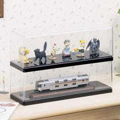 ディスプレイケース　ワイド　フラットタイプ （ コレクションケース 収納ケース フィギュアケース スタッキング　ボックス　ディスプレ