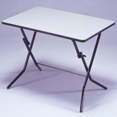 折りたたみテーブル スタンドタッチテーブル メラミン樹脂加工 幅90cm （ デスク 机 作業台 パソコンデスク フォールディングテーブル コ