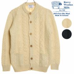 ySALEzP[E[~Y KERRY WOOLLEN MILLS Y AP[u J[X J[fBK [KW-0005 FW23] Aran Cable Collarl