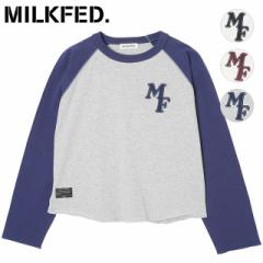 y50OFF^SALEz~NtFh MILKFED. fB[X MFpb` BB TVc [103234013001 FW23WINTER] MF PATCH B/B TEE gbvX  