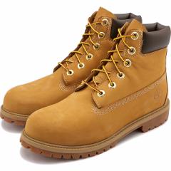 yfB[XΉTCYzeBo[h Timberland 6C` v~Au[c [12909-713 SS23] Junior 6inch Premium Boots C W