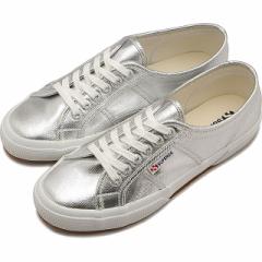 XyK SUPERGA fB[X Xj[J[ 2750-COTMETU [S002HG0-031 SS24] Rbg^bN [JbgV[Y GREY/SILVER