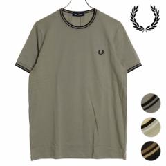 tbhy[ FRED PERRY Y cC eBbvh TVc [M1588 SS24] TWIN TIPPED T-SHIRT gbvX  N[lbN y[