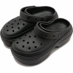 yN[|zNbNX crocs fB[X T_ Xgv NbO [209347-001 SS24] Stomp Clog  EVAT_ Black