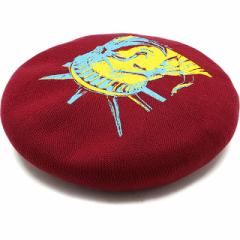 JV CA4LA x[X [CAW00591 SS24] STATUE OF LIBERTY BERET YEfB[X Xq n`O RED