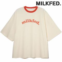 ~NtFh MILKFED. fB[X N[p[ rbO V[gX[u gbv [103242013004 SU24] COOPER BIG S/S TOP gbvX  r