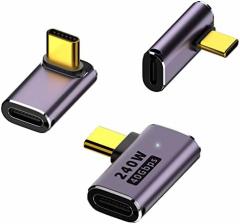 y3Zbgz USB4.0 Type C ϊ A_v^[ E 90Ȃ PD 240W 5A}[d 40Gbpsf[^] L L^ ^Cvc Type-c ϊA