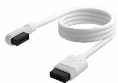 RZA() [CL-9011130-WW] iCUE LINK Cable 1x 600mm with Straight/Slim 90 connectors White