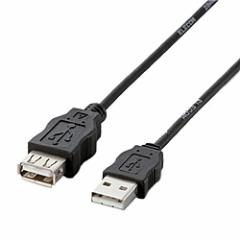 ELECOM [USB-ECOEA05] EU RoHSwߏUSBP[u 0.5m(ubN)