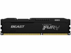 LOXg [KF318C10BB/8] 8GB DDR3 1866MHz CL10 DIMM FURY Beast Black