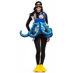 スキューバダイビング おもしろ ベビー 赤ちゃん 仮装 コスプレ  コスチューム 親子 衣装 DIVER AND OCTOPUS COSTUME 191191023a.jpg