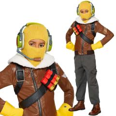 送料無料 フォートナイト ラプター コスプレ 子供用 コスチューム Raptor スキン 服 ハロウィン Fortnite