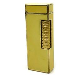中古】ダンヒル dunhill ラッカー ローラー ガスライター ゴールド