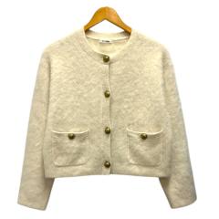 中古】サカイ sacai ドッキングリブニットカーディガン 2 ブラック 25