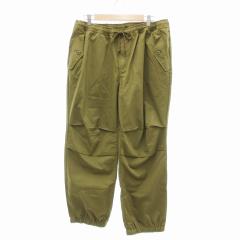 【中古】ジョンブル JOHNBULL ジョガーパンツ イージー テーパード L カーキ /JS メンズ