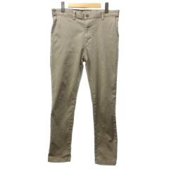 【中古】ジョンブル JOHNBULL チノパン スラックス イージーパンツ ストレッチ 茶 ブラウン L