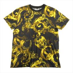 MARNI - 美品 12ss マルニ 総柄 スイッチング シャツ 半袖 コットンニット シルク 中古】美品 12ss マルニ MARNI 総柄 スイッチング シャツ 半袖