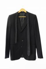 エムプルミエ M-Premier クチュール COUTURE バンドカラータックスリーブブラウス 34 白 /MI ■OS レディース エムプルミエ クチュール バンドカラータックスリーブブラウス 34 白