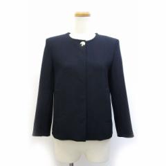 中古】ザラ ZARA BASIC COLLECTION ノーカラージャケット ブレザー 上