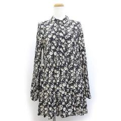 【ZARA】花柄ペプラムミニワンピ ZARA】花柄ペプラムミニワンピ - メルカリ