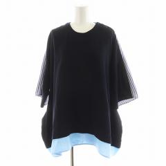 中古】エンフォルド ENFOLD 24AW SHIRT COMBI PULLOVER シャツ