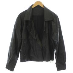 新品 no brand ノーブランド フェイクレザー ダブルライダース