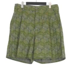 【24SS】Dries Van Noten/ 刺繍入り ワイドレッグショートパンツ 24SS】Dries Van Noten/ 刺繍入り ワイドレッグショートパンツ