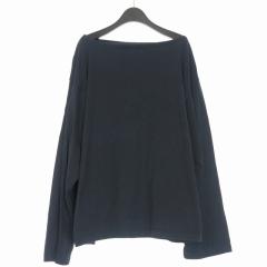 中古】ウティ OUTIL バスクシャツ Tシャツ カットソー 長袖 3 ネイビー