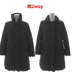 中古】ジルサンダー JIL SANDER ダウンコート Aライン ダブルジップ