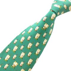 中古】サルヴァトーレフェラガモ Salvatore Ferragamo ネクタイ ゾウ
