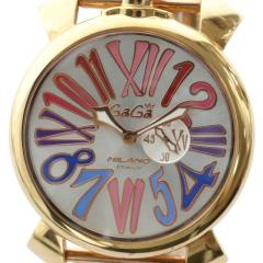 中古】ガガミラノ マヌアーレ スリム 46 5080 腕時計 ウォッチ