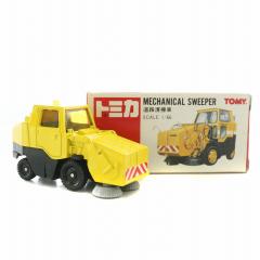 中古】トミー TOMY 113 道路清掃車 1/66 トミカ ミニカー 赤箱 黄色