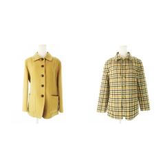 中古】シーニュ cygne スプリングコート Stephane 0 モカ /ES □OS