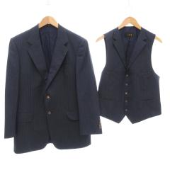 中古】ブルックスブラザーズ スーツ ジャケット パンツ 裾ダブル 格子