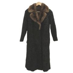 中古】サガミンク SAGA MINK デミバフミンク 毛皮 コート リアルファー