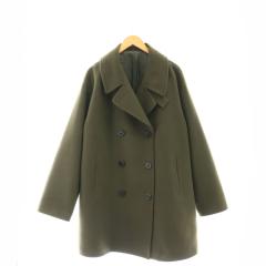 中古】ビームス BEAMS フリースイージーピーコート アウター ダブル L