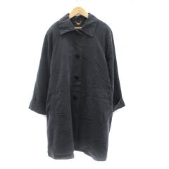 中古】MADUSON マディソン ステンカラーコート ロング丈 無地 ライナー 