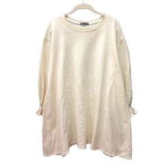 【中古】レカ reca チュニック カットソー 長袖 F 白 アイボリー /MN レディース