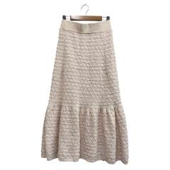 中古】フェティコ FETICO デニムスリット スカート 膝丈 サイズ1