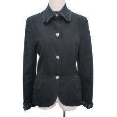 中古】サカイ sacai 裾プリーツ チェックシャツ 長袖シャツ 2 ブラック