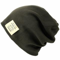 BIGWATCH正規品 大きいサイズ 帽子 メンズ サーマルリバーシブル ワッチキャップ/ビッグワッチ/チャコールグレー/ブラック　ニットキャッ