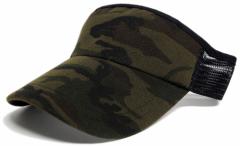 BIGWATCH正規品 大きいサイズ 帽子 メンズ カモ柄サンバイザー/グリーンカモ/迷彩 迷彩柄 ビッグワッチ サンバイザー 帽子 ビッグサイズ 