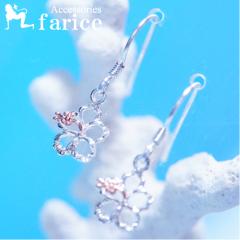 8mm �n�C�r�X�J�X �J�b�g���C�� �����ו����s���N�S�[���h�y�A�J���[ �V���o�[925 �n���C�A���W���G���[ �t�b�N�s�A�X ���f�B�[�X �s�A�X