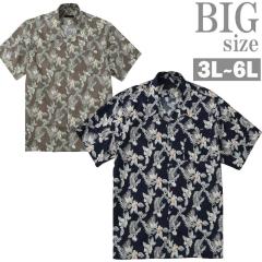 総柄シャツ 半袖 大きいサイズ メンズ 開襟シャツ トムとジェリー 接触