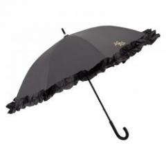 【新品/取寄品】【特選商品2】アズアズ晴雨兼用パラソル ブラック×ブラック 712126